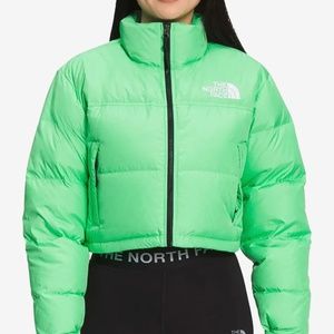 Short nuptse jacket